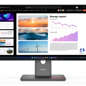 LENOVO ThinkVision P24Q-40 LED monitor 60,96cm 24Zoll 2560x1440 QHD 120Hz IPS 300cd/m2 1500:1 HDR10 4ms HDMI DisplayPort DaisyChain