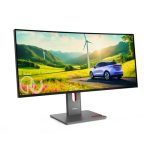 LENOVO ThinkVision P34WD-40 LED monitor curved 86,36cm 34Zoll 3440x1440 120Hz IPS 350cd/m2 2000:1 HDR10 4ms HDMI DisplayPort USB-C – Bild 4
