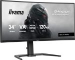 IIYAMA GCB3482WQSU-B1 86,36cm 34Zoll VA 3440x1440 500cd/m2 0.6ms 2xHDMI DP USB