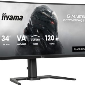 IIYAMA GCB3482WQSU-B1 86,36cm 34Zoll VA 3440x1440 500cd/m2 0.6ms 2xHDMI DP USB