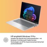 HP ProBook 4 G1q 14 Qualcomm Snapdragon X X1-26-100 35,56cm 14Zoll WUXGA 32GB 512GB/SSD W11P SmartBuy Ai Notebook 1J Gar (DE) – Bild 5