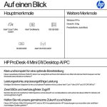 HP ProDesk 4 Mini G1i Intel Core Ultra 5 235T 16GB 512GB/SSD W11P Ai ready mini business desktop PC 1J Gar (DE) – Bild 6