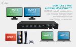 I-TEC USB-C KVM Docking station for 3 Hosts 2xHDMI 1xGLAN 1xUSB-C Gen2 3x USB-A Gen2 2x USB-A 1.1 1xAudio 1xMic PD 1x 92W/2x 65W – Bild 6