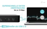 I-TEC Universal Intelligent Dual Display DS 2xHDMI 2xDP 1xGLAN 2xUSB-C Gen2 3xUSB-A Gen2 2xUSB-A Gen1 1xAudio/Mic PD100W KL – Bild 6