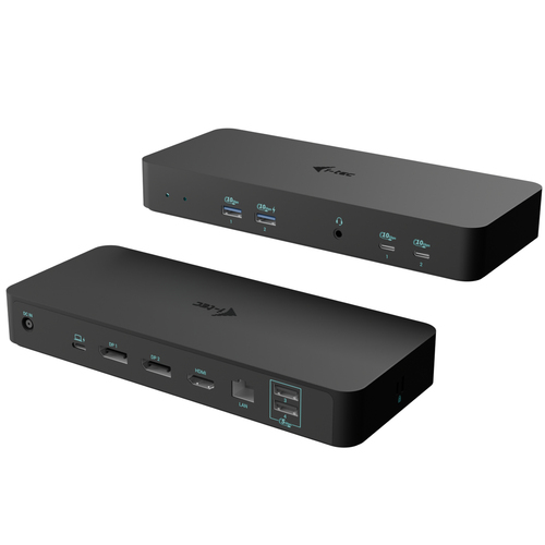 ALS-48052464-e5d02d3824e708e5 I-TEC USB-C Intelligent Triple Display Docking Station 1xHDMI 2xDP 1xGLAN 2xUSB-C Gen2 2xUSB-A Gen2 2xUSB-A Gen1 1xAudio/Mic PD 100W – Bild 1