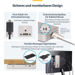 STARTECH.COM USB-C-Dockingstation USB4 Dreifach 4K60Hz-Monitore 100W Laptop-Ladung 2,5GbE Notebook Dock Nicht fur macOS – Bild 6