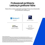 HP ZBook X G1i Intel Core Ultra 7 255H 40,64cm 16Zoll 2,5K 32GB 1TB/SSD NVIDIA RTX Pro 500 6GB W11P 3J Gar (DE) – Bild 2