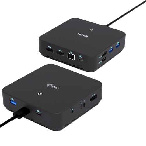ALS-48068794-cf8c0c3e23f92e22 I-TEC USB-C DS 2 x HDMI 1x DP 1x GLAN 1x USB-C 3.2 3x USB-A 3.2 2x USB 2.0 1x 3,5mm Audio/Mic 1x 100W USB-C Power Delivery – Bild 1