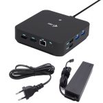 I-TEC USB-C DS 2 x HDMI 1x DP 1x GLAN 1x USB-C 3.2 3x USB-A 3.2 2x USB 2.0 1x 3,5mm Audio/Mic 1x 100W USB-C Power Delivery + Charger