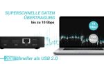 I-TEC USB-C Dual HDMI DS 2x HDMI 1x GLAN 2x USB-A 3.2 2x USB 2.0 1x USB-C Gen2 1x USB-C Gen1 1x Audio/Mic Jack 1x 100W USB-C PD – Bild 3