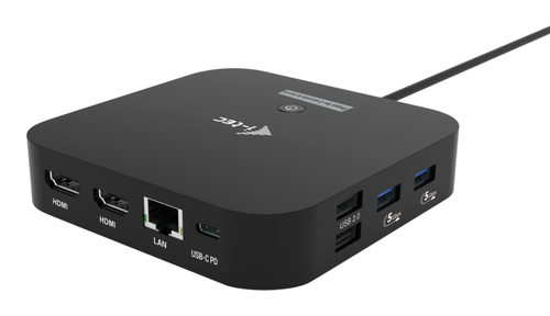ALS-48068805-c8351cef4066ea9f I-TEC USB-C Dual HDMI DS 2x HDMI 1x GLAN 2x USB-A 3.2 2x USB 2.0 1x USB-C Gen2 1x USB-C Gen1 1x Audio/Mic Jack 1x 100W USB-C PD – Bild 1