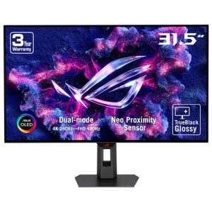ASUS ROG Strix OLED XG32UCWMG 80,01cm 31,5Zoll WOLED UHD 16:9 240Hz 4K/480Hz FHD 1300cd/m2 0.03ms 2xHDMI DP USB- C 3xUSB 3.2 G1