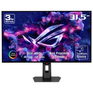 ASUS ROG Strix OLED XG32UCWG 80,01cm 31,5Zoll WOLED UHD 16:9 165Hz 4K/330Hz FHD 1300cd/m2 0.03ms 2xHDMI DP USB-C 3xUSB 3.2 G1 Type-A