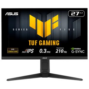 ASUS TUF Gaming VG27AQL5A 68,58cm 27Zoll Fast IPS QHD 16:9 210Hz 350cd/m2 1ms 2xHDMI DP USB 3.2 G1 Type-C 2x2w Speaker Black