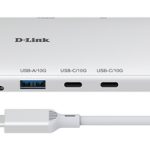 D-LINK DUP-A01 10-in-1 USB-C Hub 2x HDMI 4K 1x PD 1x SD/TF3.0 1x USB-A 10G 2x USB-C 10G 1x USB-A 1x RJ-45