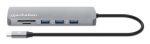 MANHATTAN USB-C PD 4K Dockingstation USB C-Stecker auf HDMI 4K60Hz 3x USB-A USB-C 5Gbit/s USB-C PD 100W SD/MicroSD RJ45 Gigabit grau – Bild 5
