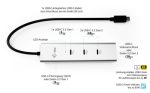 I-TEC USB-C Charging Metal HUB 5port with USB-C video 8K 1xUSB-C video/Data 1xUSB-C PD/Data 1xUSB-C 3.2 Gen1 2xUSB-C 3.2 Gen2 PD85W – Bild 2