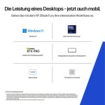 HP ZBook Fury G1i 16 Intel Core Ultra 7 255HX 40,6cm 16Zoll WUXGA 32GB 1TB NVIDIA RTX PRO 1000 8GB W11P 3Y War (DE) – Bild 2