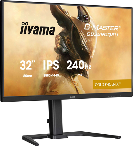 ALS-48100928-08c2e48bd66747e6 IIYAMA GB3290QSU-B1 G-Master Gold Phoenix 81,28cm 32Zoll Fast IPS QHD 240Hz 400cd/m2 1ms 2xHDMI DP Speakers 2xUSB 3.2 2xUSB Type C – Bild 1