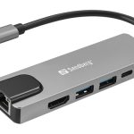 SANDBERG USB-C 5in1 Travel Dock Saver