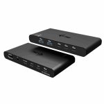 I-TEC KVM Docking Station HDMI for 2 hosts 1x HDMI 3xUSB-C 3.2 Gen1 2x USB-A 3.2 Gen 1 1x 3,5mm Audio/Mic Power Delivery 2x 100W
