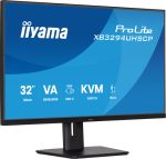 IIYAMA XB3294UHSCP-B1 81,28cm 32Zoll VA-panel 3840x2160 UHD 15cm Height Adj. Stand 350cd/m 2ms Speakers USB-C Dock LAN/KVM/95W PD