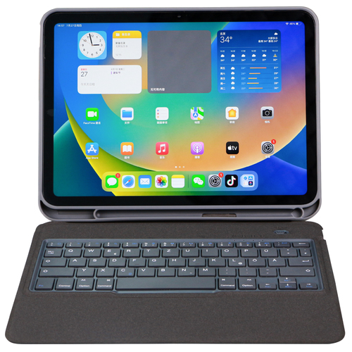 ALS-48116900-1fad2c05d8d3a73b DEQSTER Slim Keyboard 2 fuer iPad 10th gen + A16 DE-QWERTZ – Bild 1