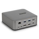 STARTECH.COM Thunderbolt 5 Dockingstation DP und HDMI 3-Monitor Dock bis 4K 144Hz oder Dual 8K 60Hz 5x USB-Ports 140W Laptop-Ladung