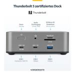 STARTECH.COM Thunderbolt 5 Dockingstation DP und HDMI 3-Monitor Dock bis 4K 144Hz oder Dual 8K 60Hz 5x USB-Ports 140W Laptop-Ladung – Bild 2