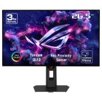 ASUS ROG Strix OLED XG27AQWMG 67,31cm 26,5Zoll WOLED QHD 16:9 280Hz 1500cd/m2 0.03ms 2xHDMI DP 2xUSB 3.2 Gen 1 Type-A Black