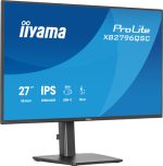 IIYAMA XB2796QSC-B1 68,58cm 27Zoll IPS-panel 2560x1440 15cm Height Adj. Stand 4ms 350cd/m Speakers HDMI USB-C 65W PD Speakers