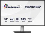 IIYAMA HB3201UHSNP-B1 81,28cm 32Zoll IPS BLACK 2.0 panel 3840x2160 UHD DCI-P3 99perc Pantone Certified Delta E 2 USB-C Dock LAN/96W