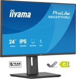 IIYAMA 60,96cm 24Zoll IPS-panel 1920x1080 120Hz EyeComfort 15cm Height Adj. Stand 350cd/m2 Speakers HDMI DisplayPort 1ms MPRT USB 2x