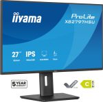 IIYAMA 68,58cm 27Zoll IPS-panel 1920x1080 120Hz EyeComfort 15cm Height Adj. Stand 350cd/m2 Speakers HDMI DisplayPort 1ms MPRT USB 2x