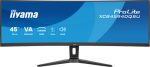 IIYAMA XCB4594DQSU-B1 113,03cm 44,5Zoll UW Curved VA DQHD 5120x1440 450cd/m2 2ms 2xDP 2xHDMI 2xUSB 3.2 2xUSB Type-C Speakers 13cm