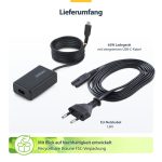 STARTECH.COM 65W USB-C Laptop Charger 1.5m Tethered USB-C Cable Power Adapter Brick for Dell XPS HP ProBook MacBook Pro – Bild 6