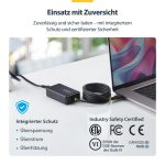 STARTECH.COM 65W USB-C Laptop Charger 1.5m Tethered USB-C Cable Power Adapter Brick for Dell XPS HP ProBook MacBook Pro – Bild 4