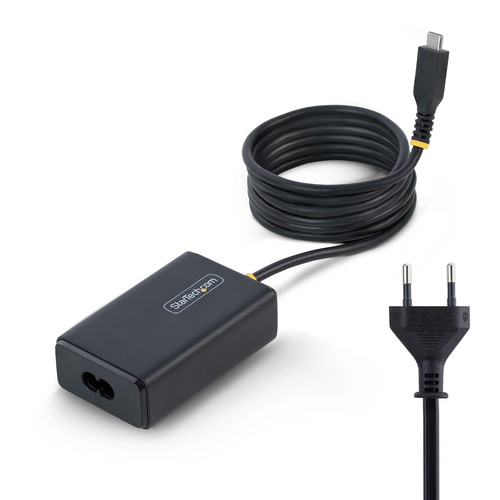 ALS-48293894-9ba7da8ee13f0ead STARTECH.COM 65W USB-C Laptop Charger 1.5m Tethered USB-C Cable Power Adapter Brick for Dell XPS HP ProBook MacBook Pro – Bild 1