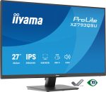 IIYAMA X2793QSU-B1 68,58cm 27Zoll IPS 4-side slim bezel 2560x1440 QHD 1ms MPRT 350cd/m HDMI DisplayPort Speakers USB HUB 2x2.0