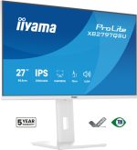 IIYAMA XB2797QSU-W1 68,58cm 27Zoll WHITE IPS 4-side slim bezel EyeComfort 2560x1440 15cm height adj. stand 350cd/m Speakers 2x HDMI