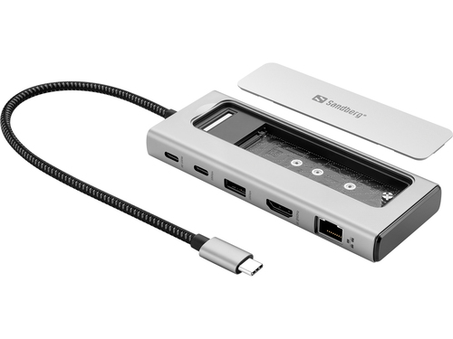 ALS-48307939-d0ab64bfca724f45 SANDBERG USB-C 6in1 Travel Dock SSD Case – Bild 1