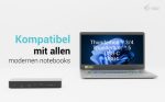 I-TEC Thunderbolt 4 Intelligent Dual Display DS 1x TB4 2x DP 1x GLAN 1x USB-C Gen2 3x USB-A Gen2 1x USB 2.0 1x Audio/Mic PD 90W KL – Bild 3