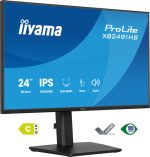 IIYAMA XB2491HS-B1 60,96cm 24Zoll IPS-panel 1920x1080 120Hz 15mc Height Adj. Stand 1ms MPRT 350cd/m HDMI DisplayPort Speakers