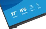 IIYAMA XB2797HSN-B1 68,58cm 27Zoll IPS-panel 1920x1080 USB-C Dock LAN/65W PD/DP-OUT 15cm Height Adj. Stand 1ms 350cd/m – Bild 2
