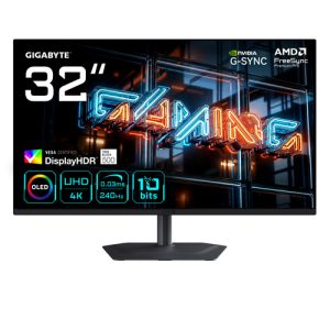 GIGABYTE MO32U24 80,01cm 31,5Zoll QDOLED Monitor 3840x2160 UHD 240Hz 300cd/m