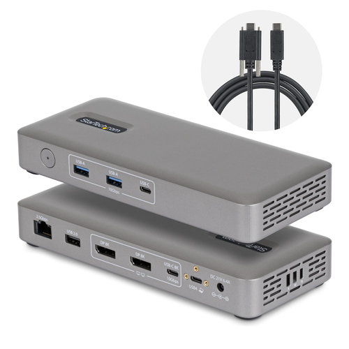 ALS-48635285-3a393a45b1a5e994 STARTECH.COM USB4 Docking Station Driverless Dual 4K for macOS and Windows Universal USB-C Dock with 100W Laptop Charging – Bild 1