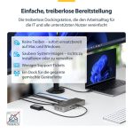 STARTECH.COM USB4 Docking Station Driverless Dual 4K for macOS and Windows Universal USB-C Dock with 100W Laptop Charging – Bild 3