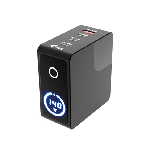 ALS-48635479-83c1f8f709cf47b3 I-TEC 140W Intelligent Multiport USB Charger 3x USB-C 1x USB-A LCD display – Bild 1