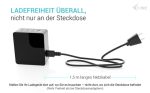 I-TEC 140W Intelligent Multiport USB Charger 3x USB-C 1x USB-A LCD display – Bild 6