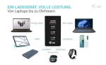 I-TEC 140W Intelligent Multiport USB Charger 3x USB-C 1x USB-A LCD display – Bild 4